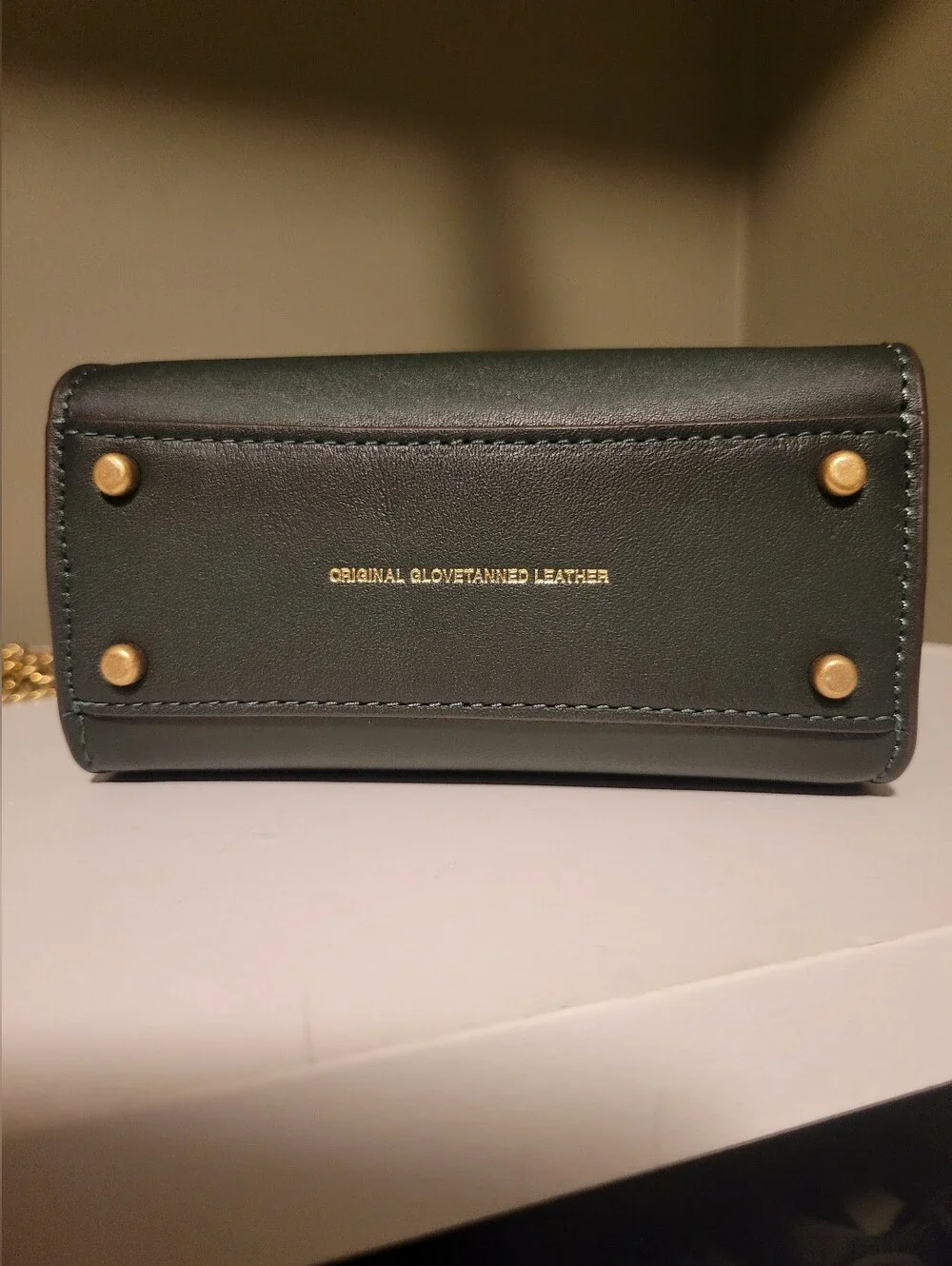 Coach Mini Cashin Tote C4828 Amazon Green NWT